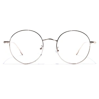 GRAVIATE by Coolwinks E25C7563 Glossy Gold Full Frame Round Eyeglasses for Men and Women