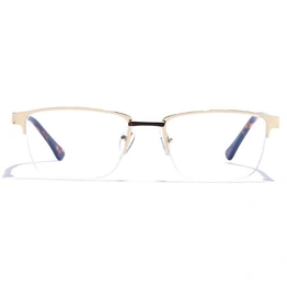 GRAVIATE by Coolwinks E25A6825 Glossy Half Frame Rectangle Eyeglasses for Men and Women