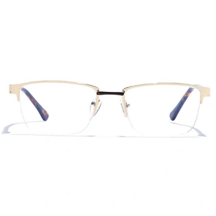 GRAVIATE by Coolwinks E25A6825 Glossy Half Frame Rectangle Eyeglasses for Men and Women