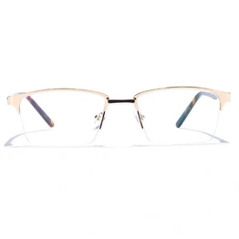 GRAVIATE by Coolwinks E25A6849 Glossy Half Frame Rectangle Eyeglasses for Men and Women