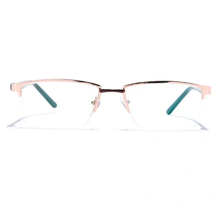 GRAVIATE by Coolwinks E25A6850 Glossy Half Frame Rectangle Eyeglasses for Men and Women