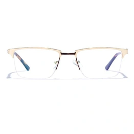 GRAVIATE by Coolwinks E25A6877 Glossy Half Frame Rectangle Eyeglasses for Men and Women