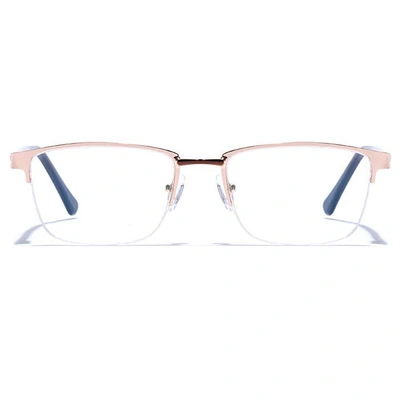 GRAVIATE by Coolwinks E25B6824 Glossy Half Frame Rectangle Eyeglasses for Men and Women