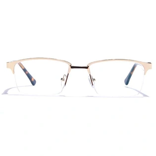 GRAVIATE by Coolwinks E25B6829 Glossy Half Frame Rectangle Eyeglasses for Men and Women