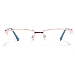 GRAVIATE by Coolwinks E25B6830 Glossy Half Frame Rectangle Eyeglasses for Men and Women