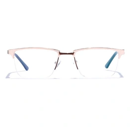 GRAVIATE by Coolwinks E25B6876 Glossy Half Frame Rectangle Eyeglasses for Men and Women