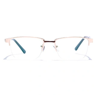 GRAVIATE by Coolwinks E25C6834 Glossy Half Frame Rectangle Eyeglasses for Men and Women