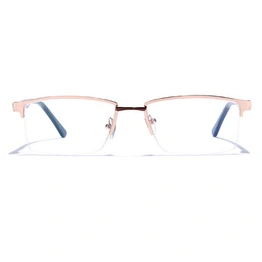 GRAVIATE by Coolwinks E25C6881 Glossy Half Frame Rectangle Eyeglasses for Men and Women