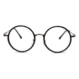 GRAVIATE by Coolwinks E14A6563 Matte Graphite Full Frame Round Eyeglasses for Men and Women