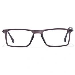 GRAVIATE by Coolwinks E16A7404 Matte Grey Full Frame Rectangle Eyeglasses for Men and Women