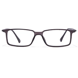 GRAVIATE by Coolwinks E16A7410 Matte Grey Full Frame Rectangle Eyeglasses for Men and Women