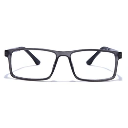 GRAVIATE by Coolwinks E16B7651 Matte Grey Full Frame Rectangle Eyeglasses for Men and Women