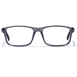 GRAVIATE by Coolwinks E16B7743 Glossy Grey Full Frame Rectangle Eyeglasses for Men and Women