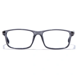 GRAVIATE by Coolwinks E16C7743 Glossy Grey Full Frame Rectangle Eyeglasses for Men and Women