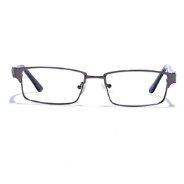 GRAVIATE by Coolwinks E13A6789 Glossy Gunmetal Full Frame Rectangle Eyeglasses for Men and Women