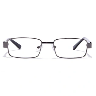 GRAVIATE by Coolwinks E13A7042 Glossy Gunmetal Full Frame Rectangle Eyeglasses for Men and Women