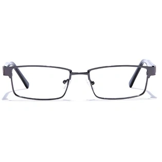 GRAVIATE by Coolwinks E13B6788 Glossy Gunmetal Full Frame Rectangle Eyeglasses for Men and Women