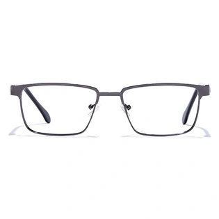 GRAVIATE by Coolwinks E13B6801 Glossy Gunmetal Full Frame Rectangle Eyeglasses for Men and Women