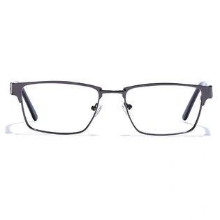 GRAVIATE by Coolwinks E13B6807 Glossy Gunmetal Full Frame Rectangle Eyeglasses for Men and Women