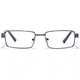 GRAVIATE by Coolwinks E13B6822 Glossy Gunmetal Full Frame Rectangle Eyeglasses for Men and Women