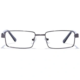 GRAVIATE by Coolwinks E13B6822 Glossy Gunmetal Full Frame Rectangle Eyeglasses for Men and Women