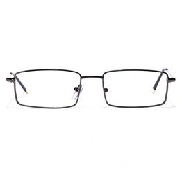 GRAVIATE by Coolwinks E13B7037 Glossy Gunmetal Full Frame Rectangle Eyeglasses for Men and Women