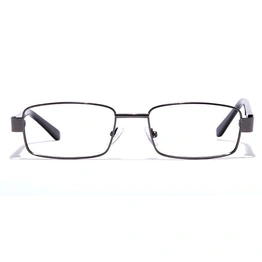 GRAVIATE by Coolwinks E13B7042 Glossy Gunmetal Full Frame Rectangle Eyeglasses for Men and Women