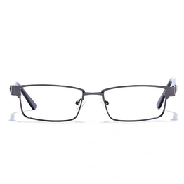 GRAVIATE by Coolwinks E13C6789 Glossy Gunmetal Full Frame Rectangle Eyeglasses for Men and Women