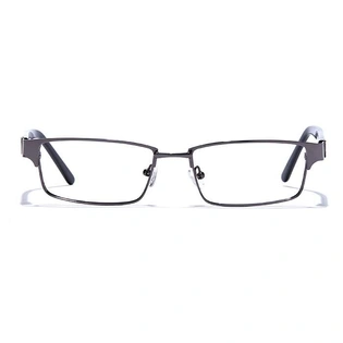 GRAVIATE by Coolwinks E13C6790 Glossy Gunmetal Full Frame Rectangle Eyeglasses for Men and Women