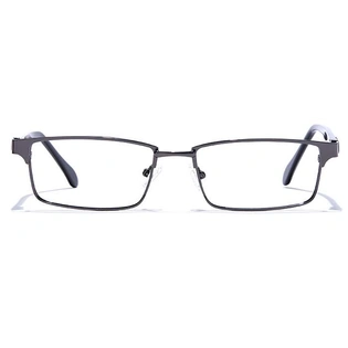 GRAVIATE by Coolwinks E13C6791 Glossy Gunmetal Full Frame Rectangle Eyeglasses for Men and Women