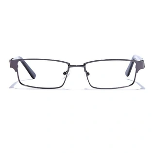 GRAVIATE by Coolwinks E13C6795 Glossy Gunmetal Full Frame Rectangle Eyeglasses for Men and Women