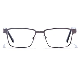 GRAVIATE by Coolwinks E13C6797 Glossy Gunmetal Full Frame Rectangle Eyeglasses for Men and Women