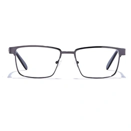 GRAVIATE by Coolwinks E13C6804 Glossy Gunmetal Full Frame Rectangle Eyeglasses for Men and Women