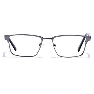 GRAVIATE by Coolwinks E13C6806 Glossy Gunmetal Full Frame Rectangle Eyeglasses for Men and Women