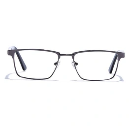 GRAVIATE by Coolwinks E13C6809 Glossy Gunmetal Full Frame Rectangle Eyeglasses for Men and Women