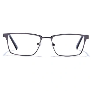 GRAVIATE by Coolwinks E13C6810 Glossy Gunmetal Full Frame Rectangle Eyeglasses for Men and Women