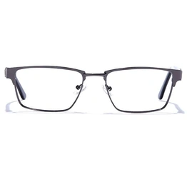 GRAVIATE by Coolwinks E13C6814 Glossy Gunmetal Full Frame Rectangle Eyeglasses for Men and Women