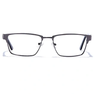 GRAVIATE by Coolwinks E13C6814 Glossy Gunmetal Full Frame Rectangle Eyeglasses for Men and Women