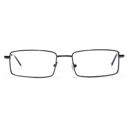 GRAVIATE by Coolwinks E13C7027 Glossy Gunmetal Full Frame Rectangle Eyeglasses for Men and Women