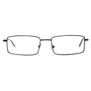 GRAVIATE by Coolwinks E13C7027 Glossy Gunmetal Full Frame Rectangle Eyeglasses for Men and Women