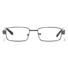 GRAVIATE by Coolwinks E13C7055 Glossy Gunmetal Full Frame Rectangle Eyeglasses for Men and Women