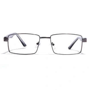 GRAVIATE by Coolwinks E13C7154 Glossy Gunmetal Full Frame Rectangle Eyeglasses for Men and Women