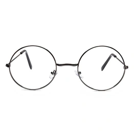 GRAVIATE by Coolwinks E13A6556 Glossy Gunmetal Full Frame Round Eyeglasses for Men and Women