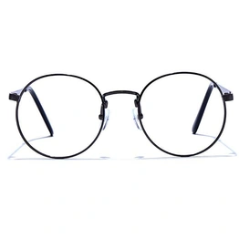 GRAVIATE by Coolwinks E13A6577 Glossy Gunmetal Full Frame Round Eyeglasses for Men and Women