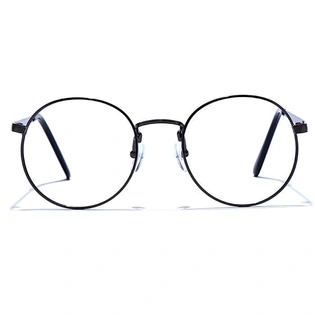 GRAVIATE by Coolwinks E13A6577 Glossy Gunmetal Full Frame Round Eyeglasses for Men and Women