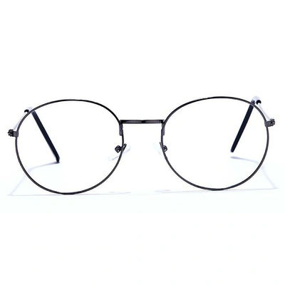 GRAVIATE by Coolwinks E13A6616 Glossy Gunmetal Full Frame Round Eyeglasses for Men and Women