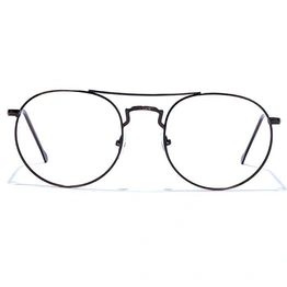 GRAVIATE by Coolwinks E13B6654 Glossy Gunmetal Full Frame Round Eyeglasses for Men and Women