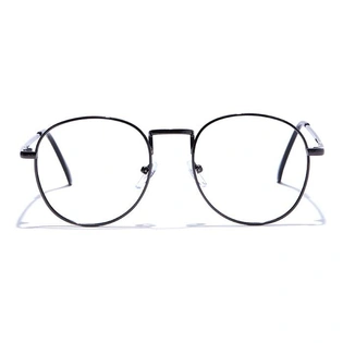 GRAVIATE by Coolwinks E13B7538 Glossy Gunmetal Full Frame Round Eyeglasses for Men and Women