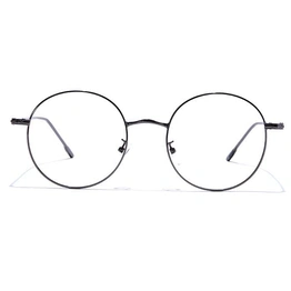 GRAVIATE by Coolwinks E13B7564 Glossy Gunmetal Full Frame Round Eyeglasses for Men and Women