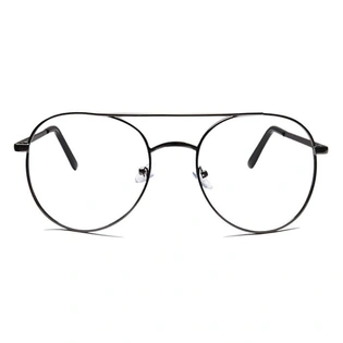 GRAVIATE by Coolwinks E13C6566 Glossy Gunmetal Full Frame Round Eyeglasses for Men and Women